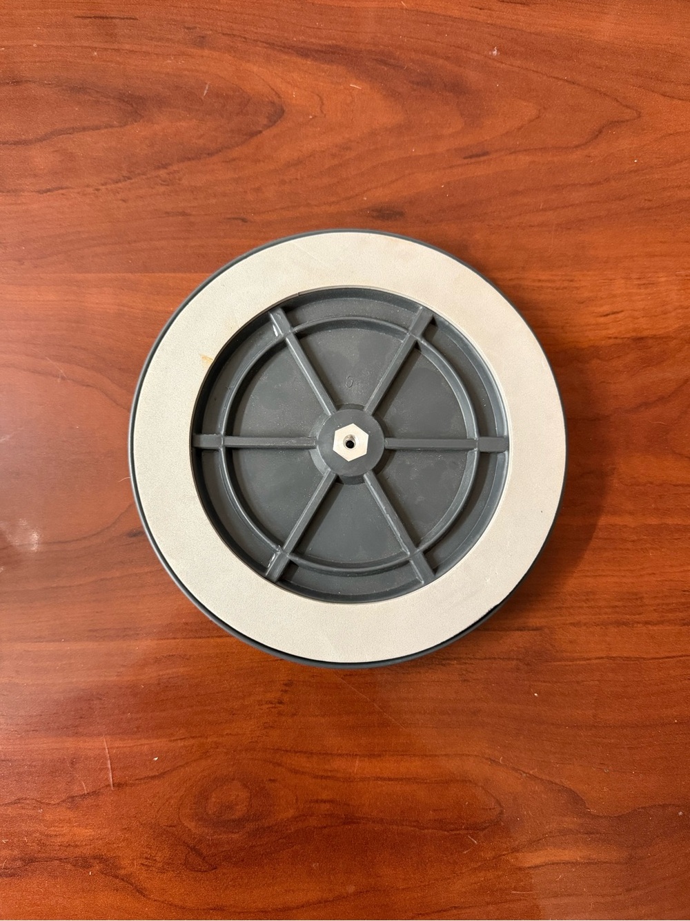 Remo White Practice Pad with Gray Rim - Picture 2 of 2